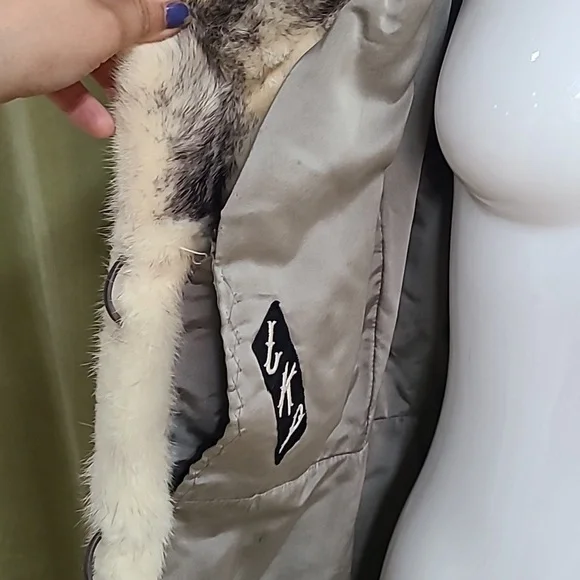 Genuine midi Fur coat - Picture 12 of 16